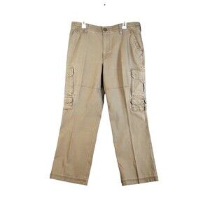 Red Head Pants Men's 36x30 Trailhead Cargo Army Green Work Utility 9 Pocket Gorp